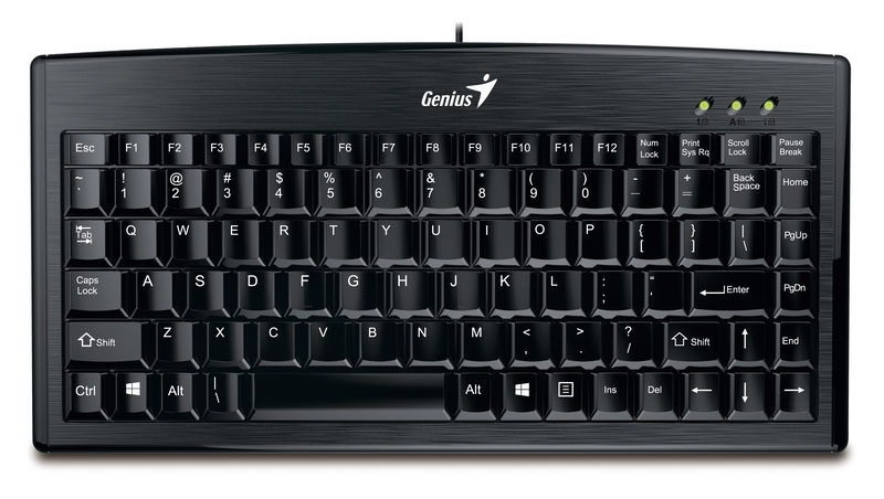 Genius Luxemate 100 Wired Keyboard for PC, Black